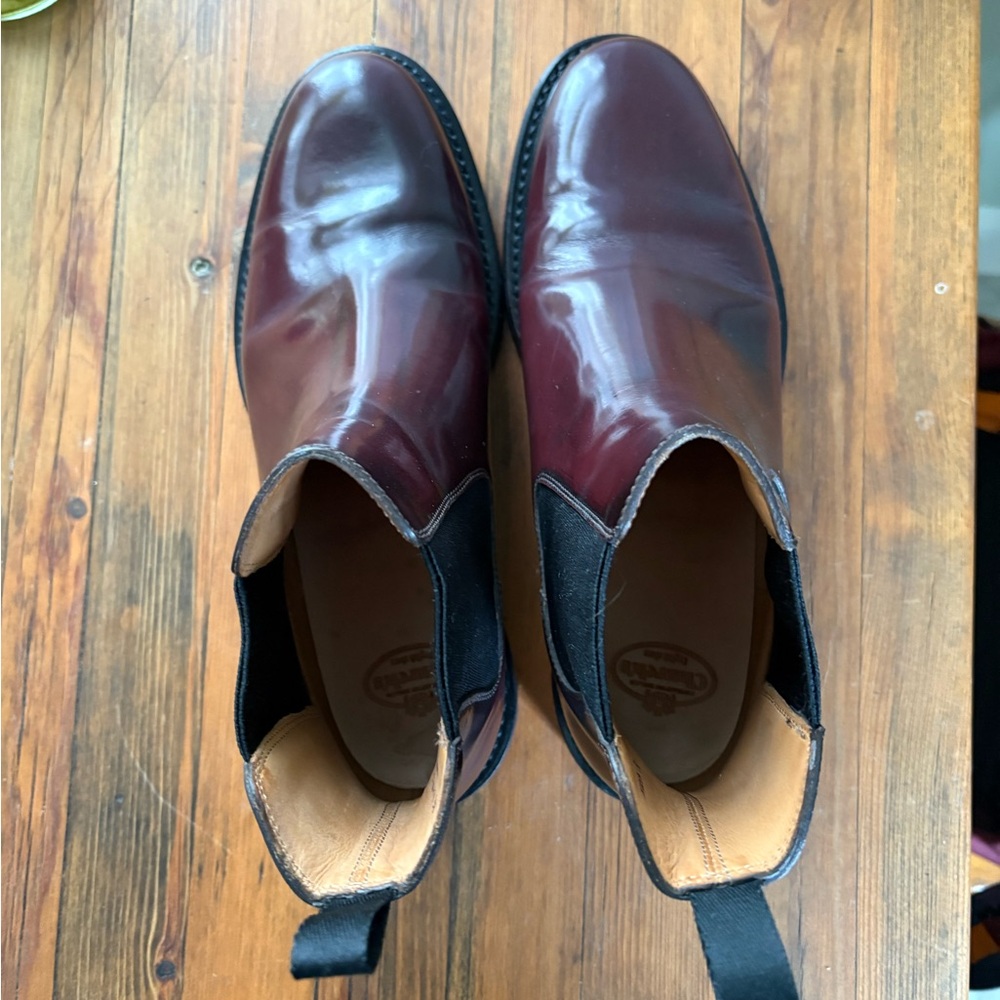 Church's Burgundy Leather Ankle Boots